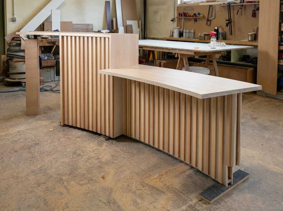 Atelier de menuiserie, vue intérieure