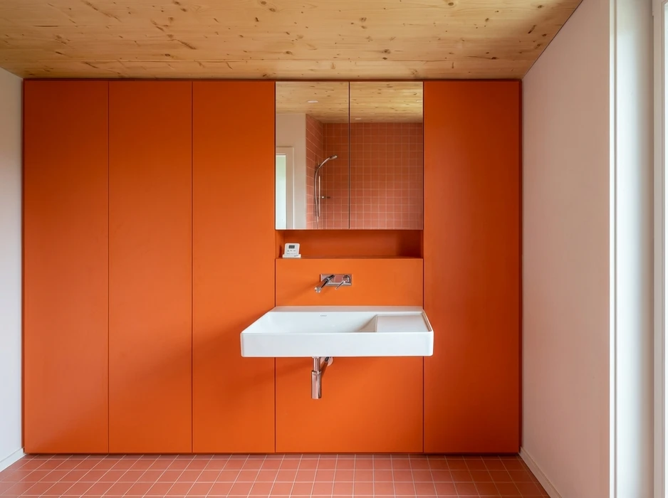 Atelier de menuiserie, vue intérieure
