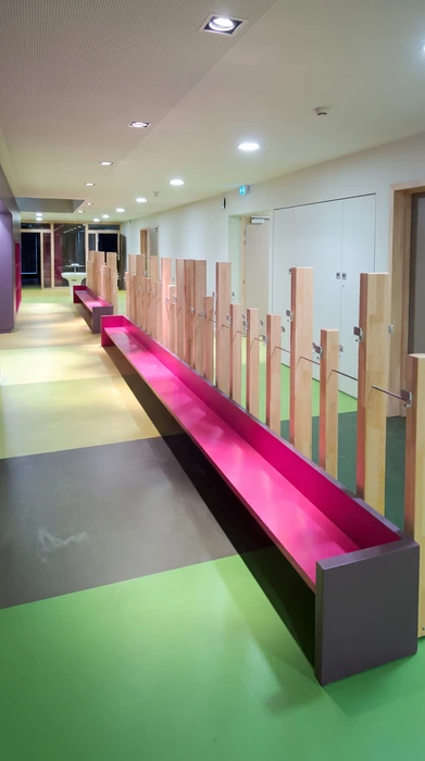 Atelier de menuiserie, vue intérieure