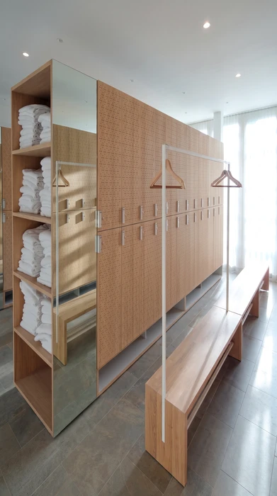 Atelier de menuiserie, vue intérieure